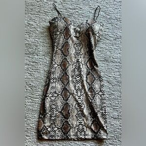 Windsor Gray Black Slip Dress Spaghetti Strap Cocktail